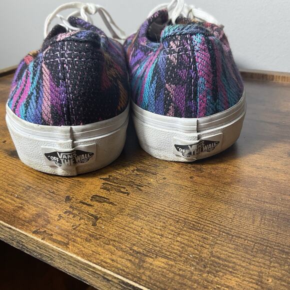 VANS Sneakers TC6D Lace-up Skateboard Shoes Multicolor Tribal - Men 7.5 Women 9 - Picture 7 of 9